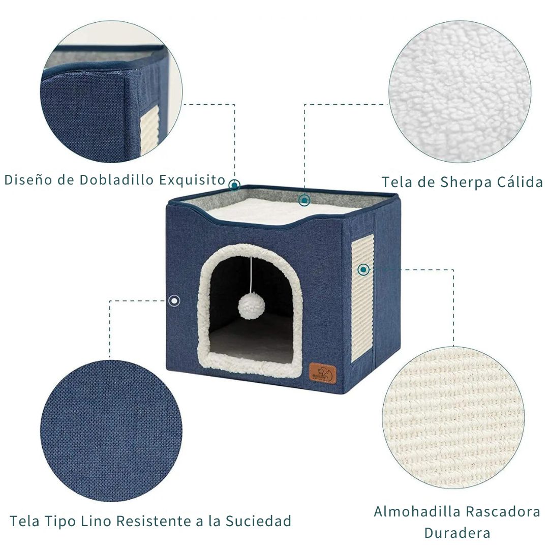 Cama Plegable Gatos 2 pisos Elevon Cat