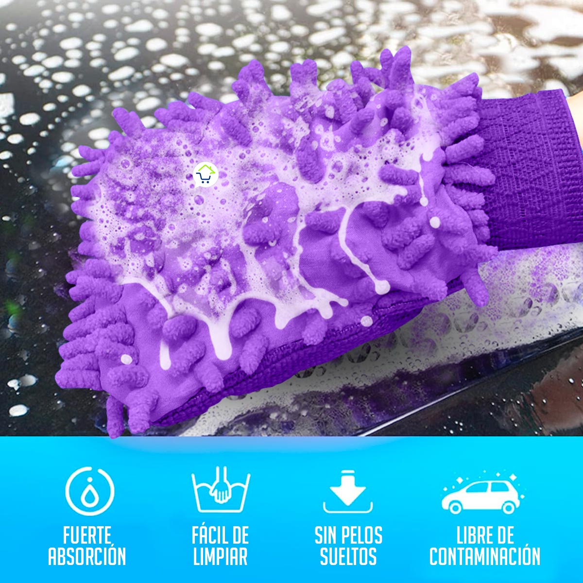 Kit x6 Guantes Microfibra