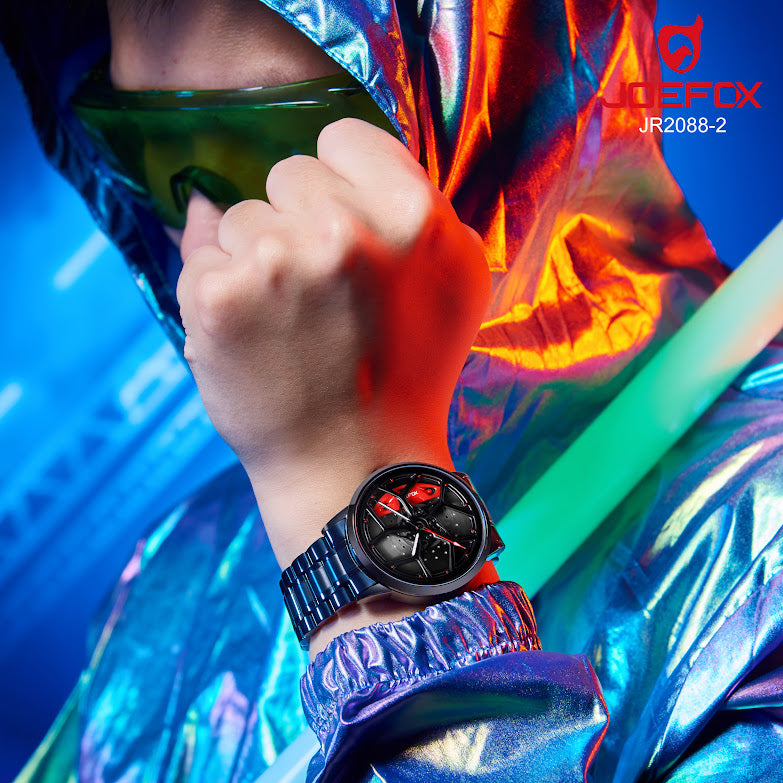 RELOJ JOEFOX + FIGURA+ ESTUCHE