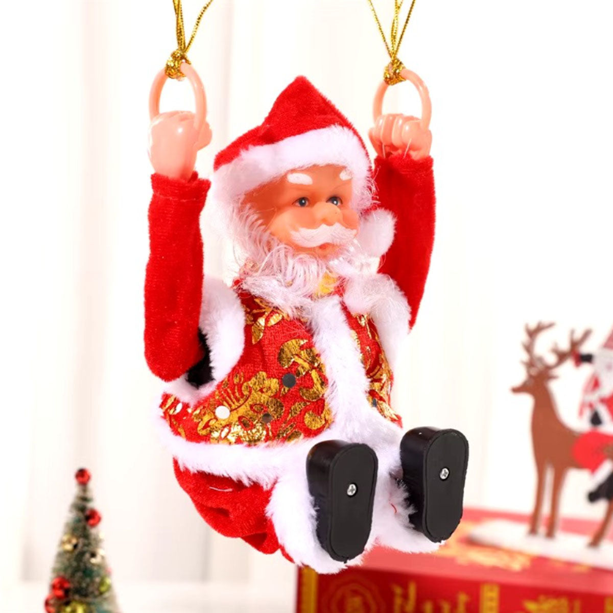 Papá Noel Paracaídas Giratorio