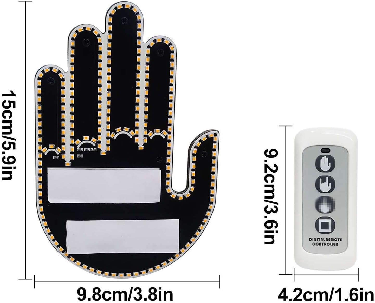 Luz led F**K para carro