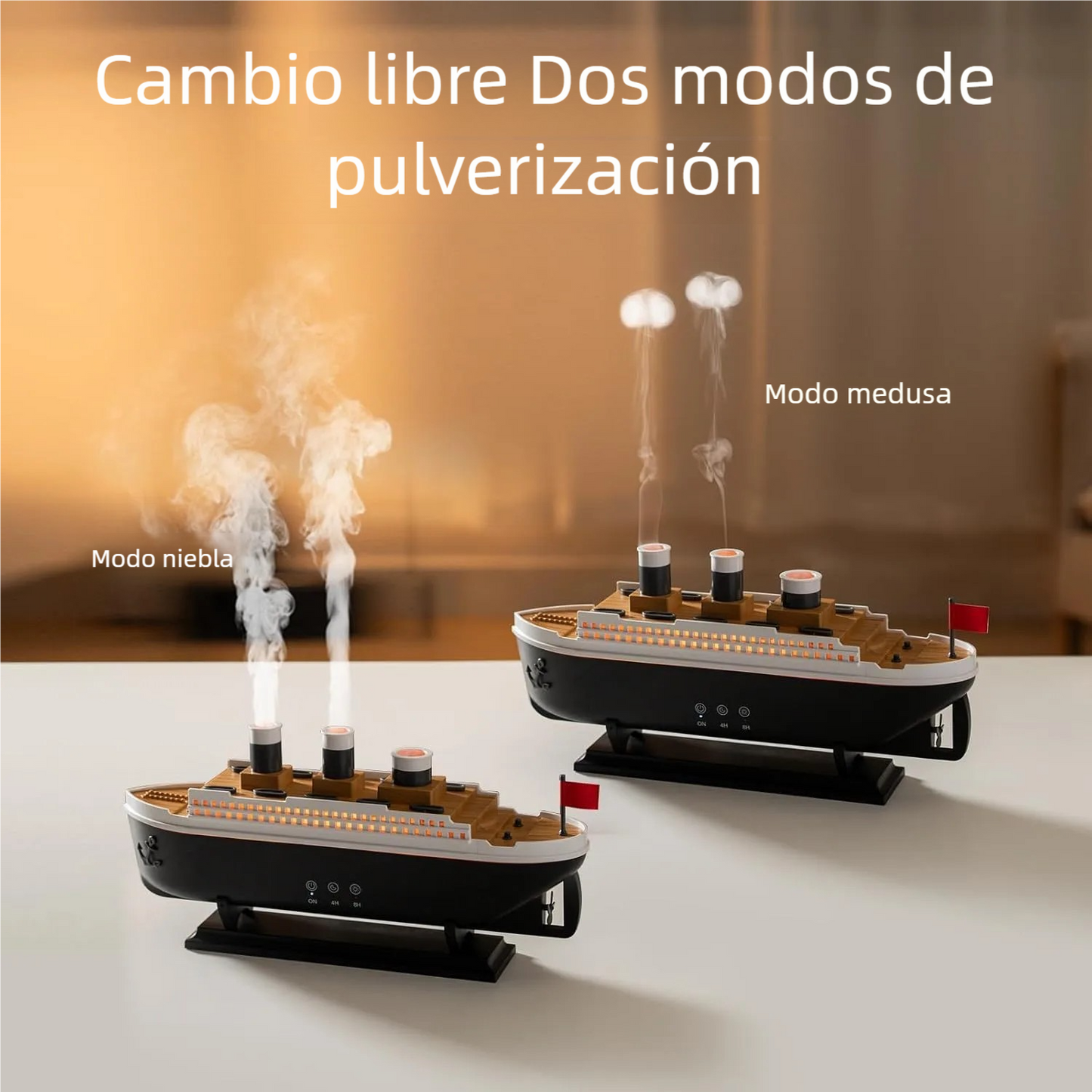 Barco Humidificador de Aromas
