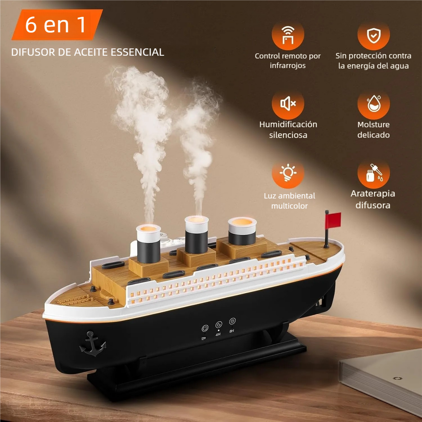 Barco Humidificador de Aromas