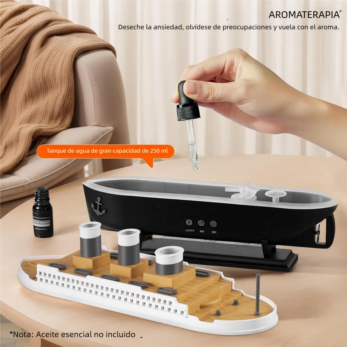 Barco Humidificador de Aromas