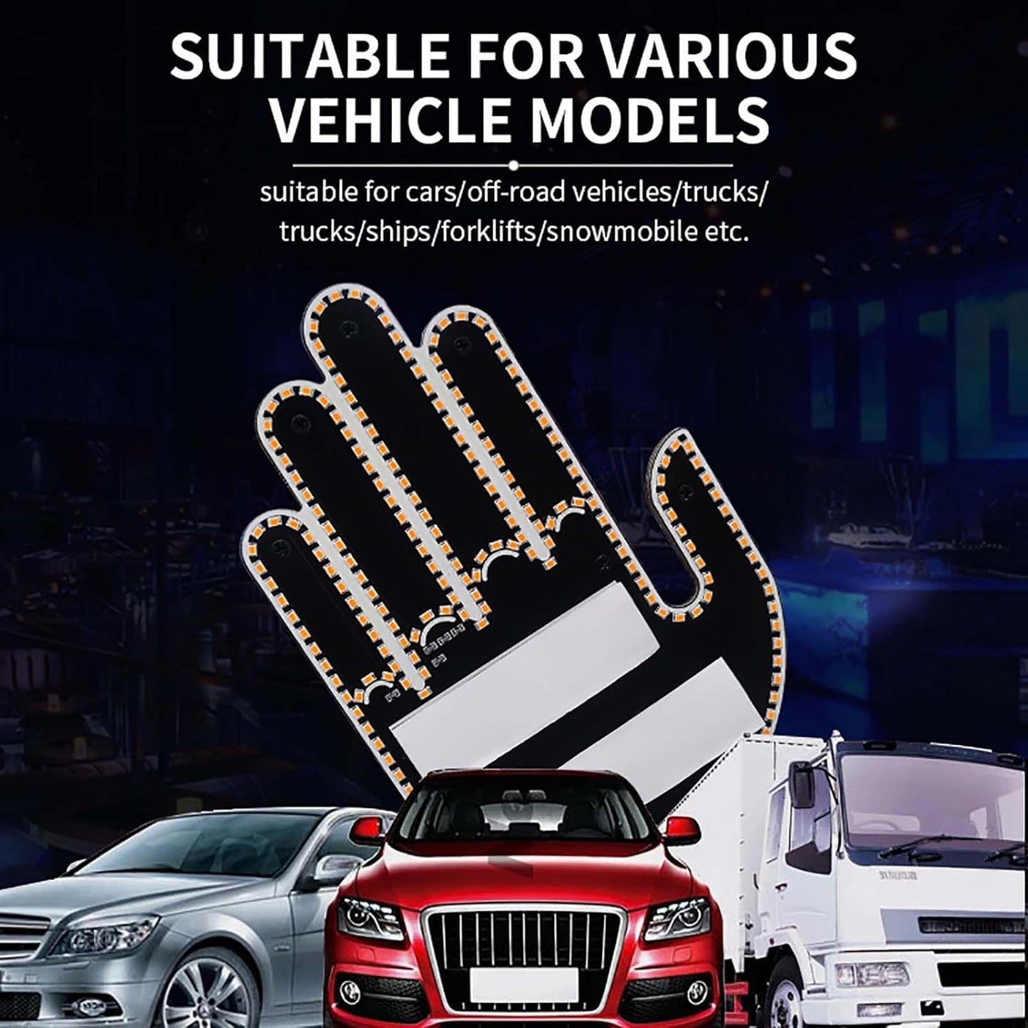 Luz led F**K para carro