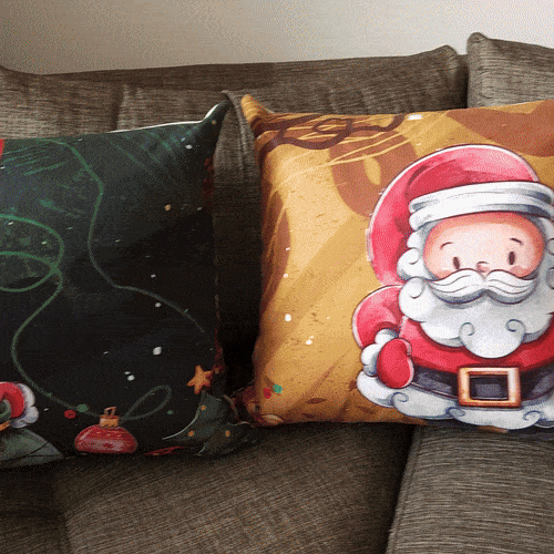 Cojines Navidad Set X 4 Incluye Relleno