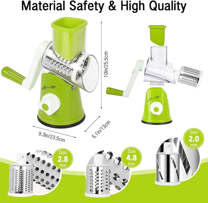 Molino Rallador Triturador 3/1 Verduras