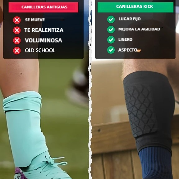 CANILLERA DEPORTIVA ANTIGOLPES KICK®