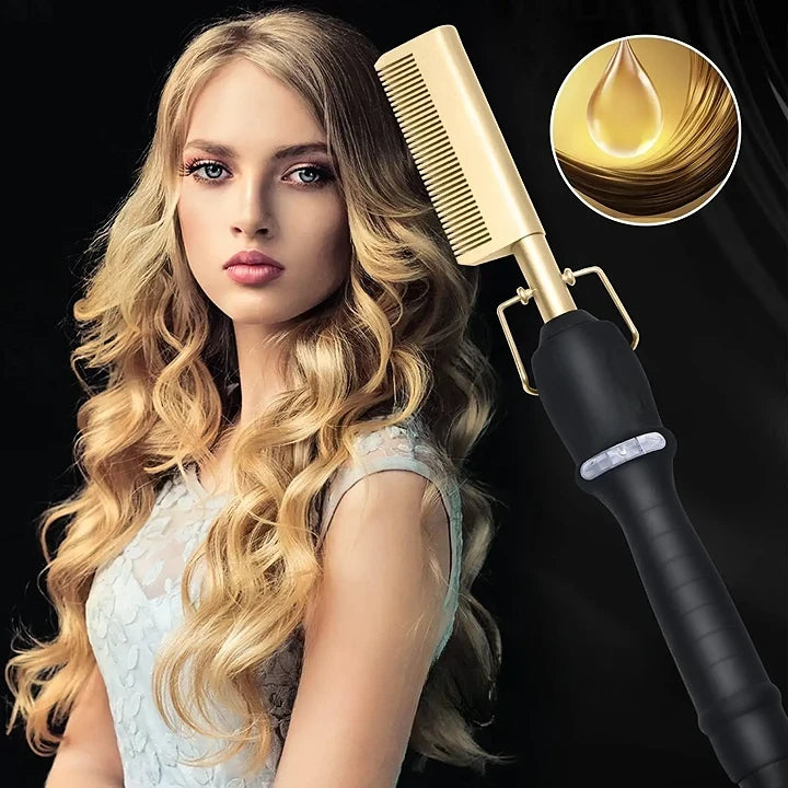 Peine Plancha Alisador Antifrizz
