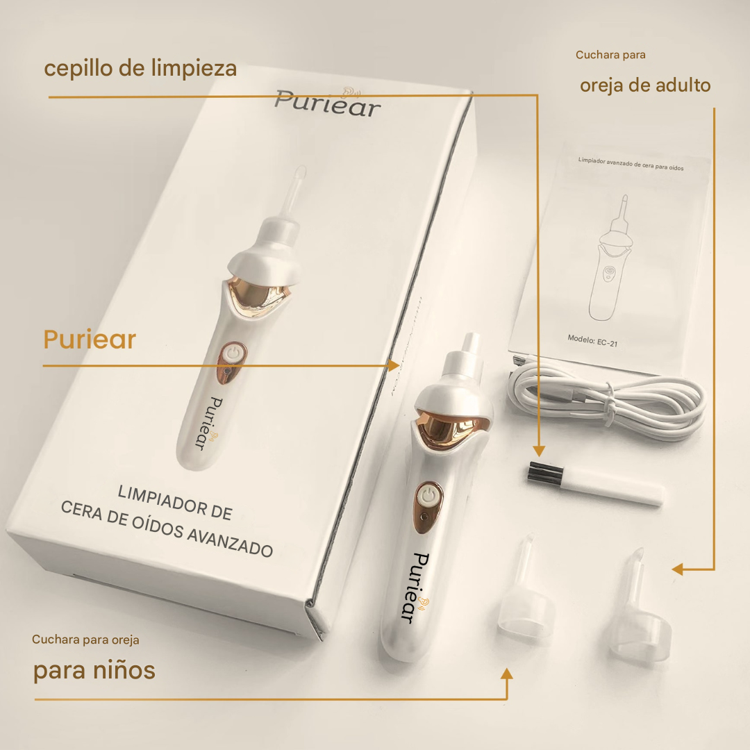 EXTRACTOR DE CERA DE OIDO PURIEAR™