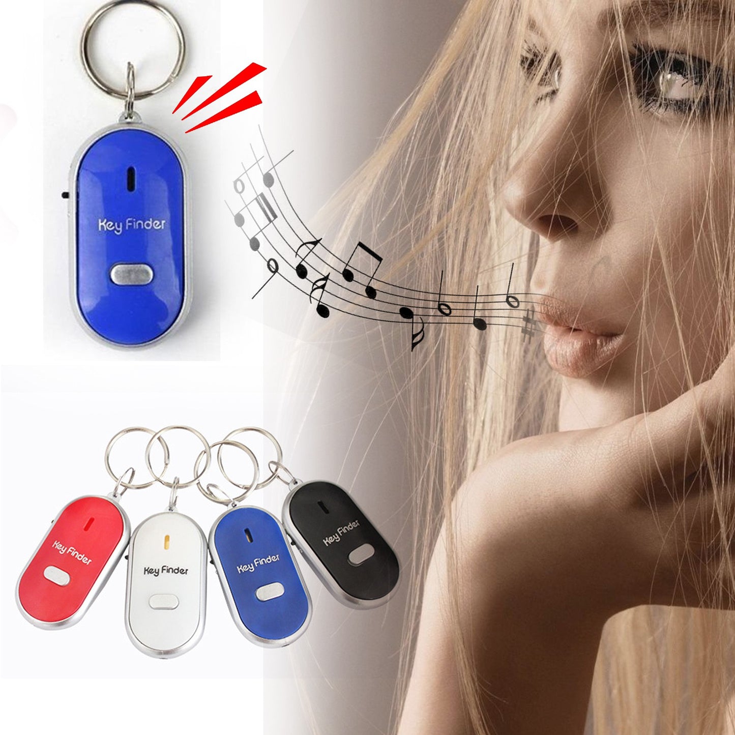 LLAVERO LOCALIZADOR CON SILBIDO KEY FINDER