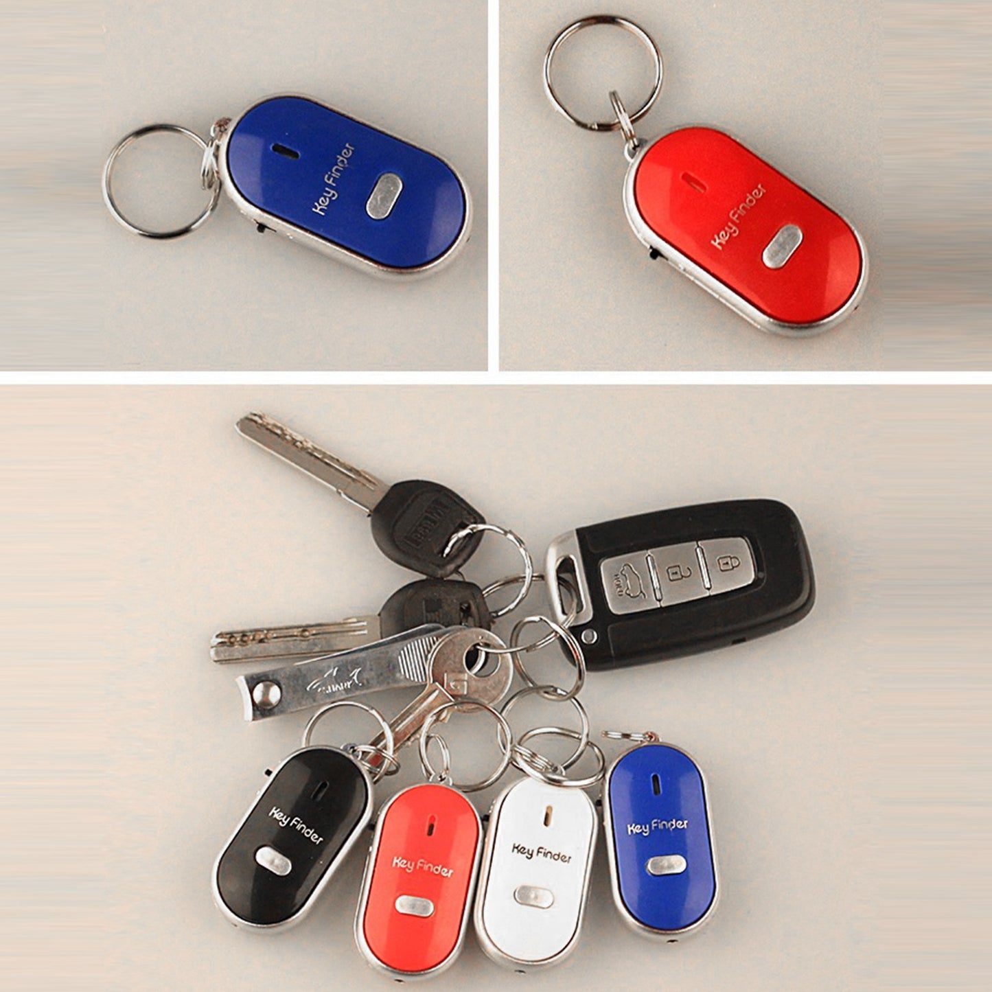 LLAVERO LOCALIZADOR CON SILBIDO KEY FINDER