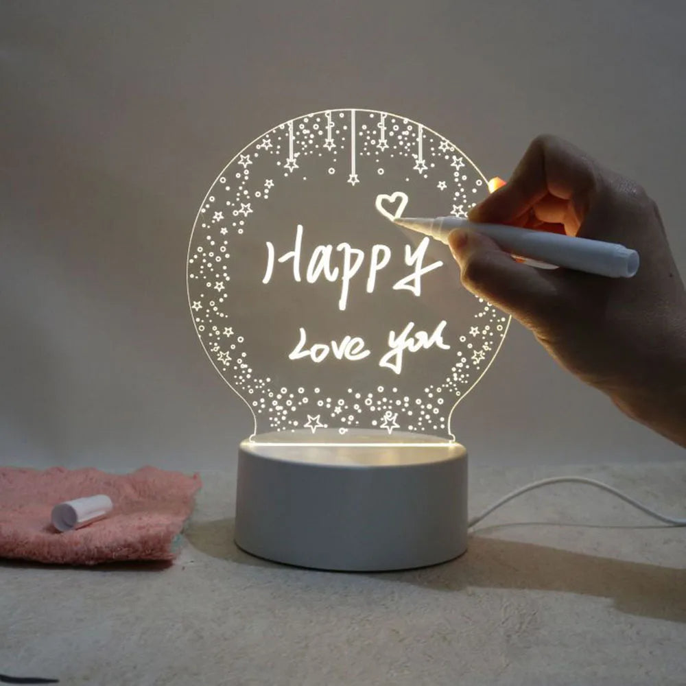 Tablero de notas led