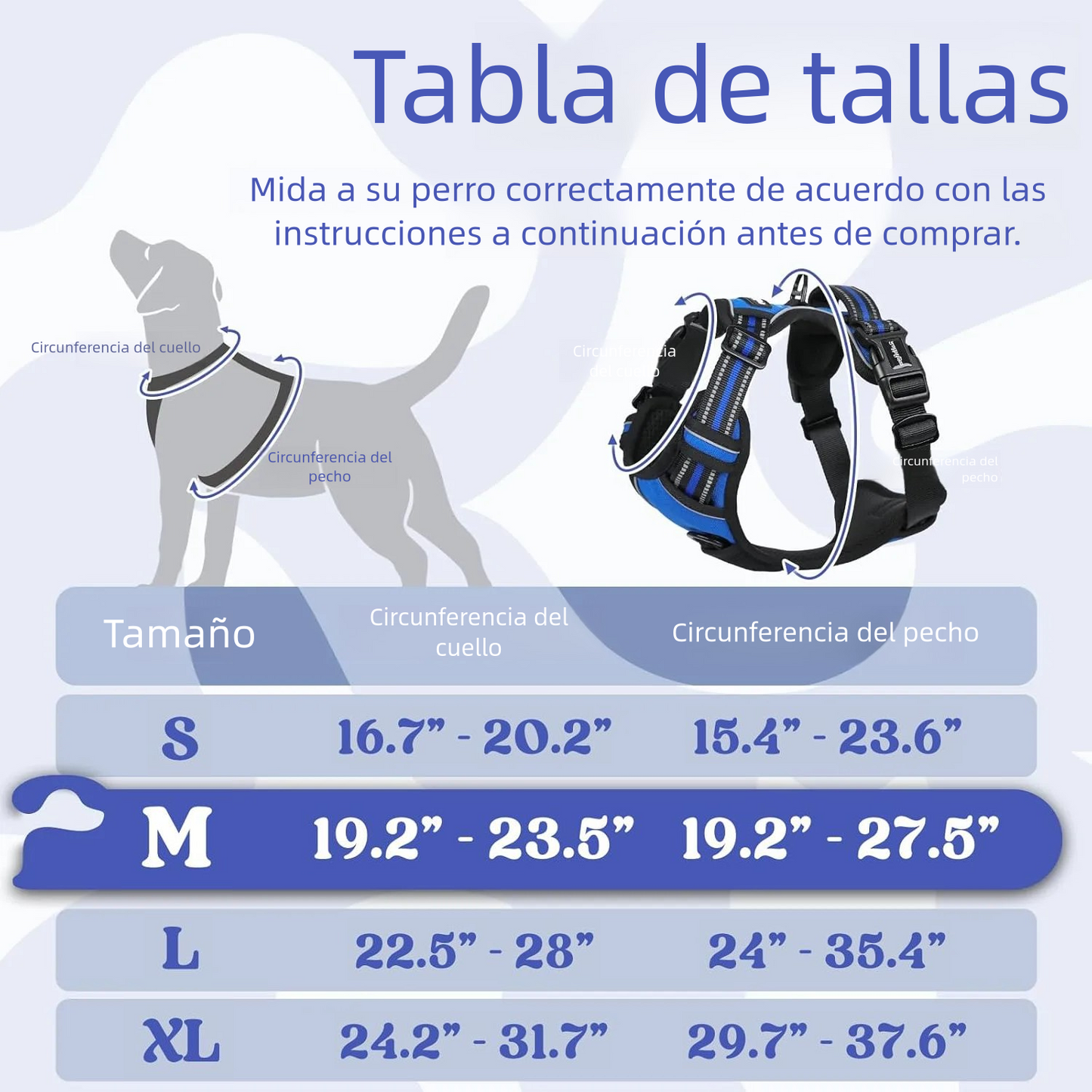Arnés Para Perros Medianos y Grandes