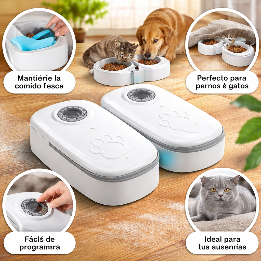 Comedero Mascotas con Temporizador