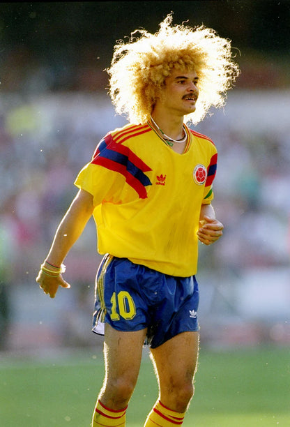 CAMISETA COLOMBIA 90 PIBE VALDERRAMA