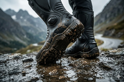 Botas impermeables lluvia motero