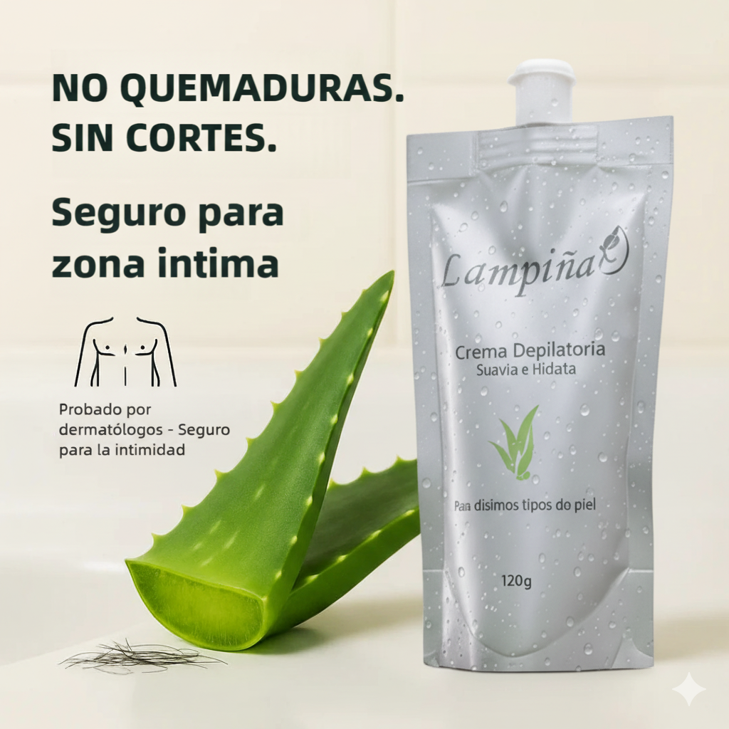 Crema depilatoria Lampiña Corporal 120g