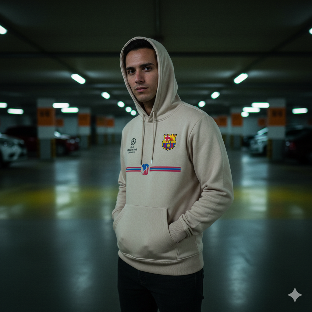 BUZO BARCELONA LOGOS BORDADOS