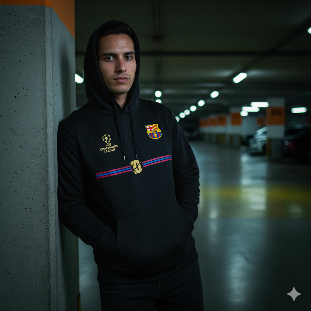 BUZO BARCELONA LOGOS BORDADOS