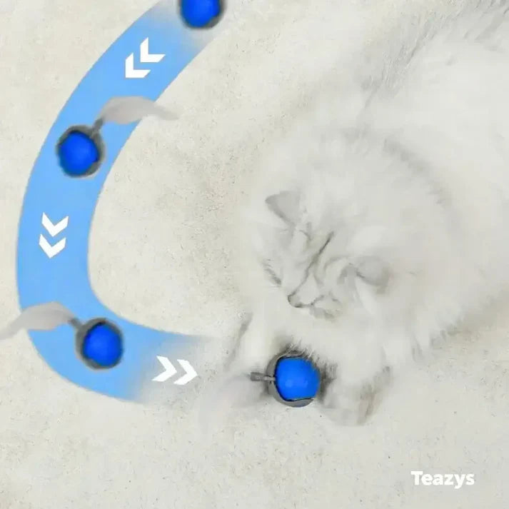 Pelota inteligente con cola para gato SPEED 2.0