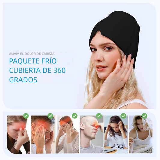 Gorro terapia de migraña